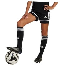 Adidas Girls Squadra 25 Shorts Medium Black/Black/White