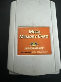 Sega Dreamcast OEM Controller HKT-7700 with Mega Memory Card
