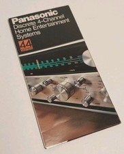 Vintage 1970s Panasonic Series 44 Quadraphonic Home Entertainment Brochure
