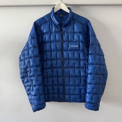 Men's Montbell Plasma Ex 1000 Puffer Quilt Down Jacket Size L