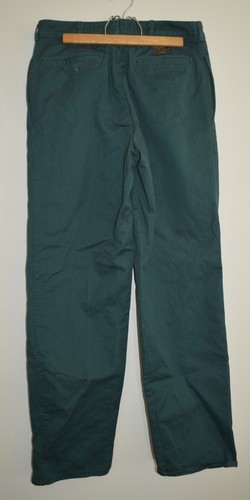 Vintage Duxbak Pants Mens W32 L32 Green Cotton - Picture 7 of 7