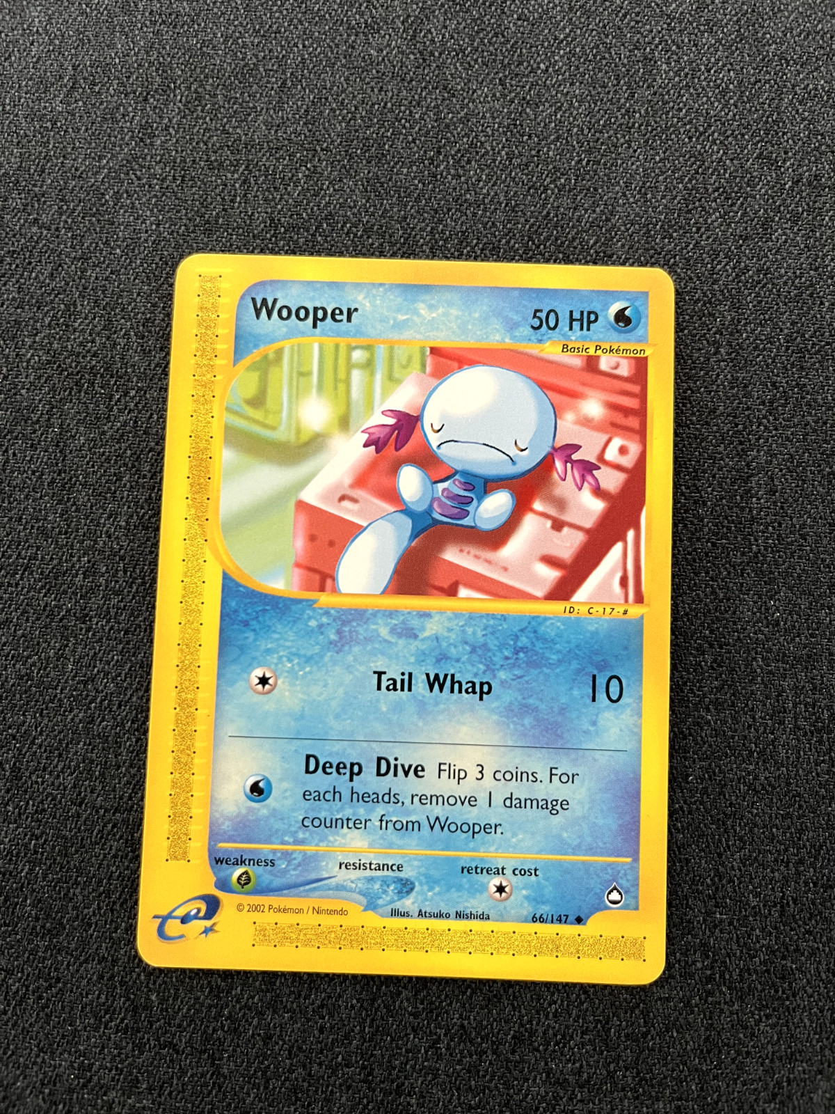 Pokemon TCG Wooper 066/147 Aquapolis Regular Near Mint