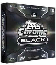 2026 Topps Chrome Black Baseball Hobby Box Presale Guarantee