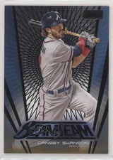 2017 Topps Stadium Club Beam Team Black Foil 7/99 Dansby Swanson #BT-DS e9k