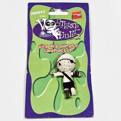 Smiffy's Handmade VOODOO STRING DOLL Buddie PEG LEG PIRATE Halloween Holzbein