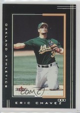 2002 Fleer Genuine Eric Chavez #42 fm0