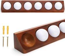 Golf Ball Display Case, Wooden Wall Mounted or Desktop Golf Ball Display Hold