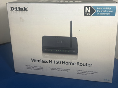 D-Link Wireless N 150 Home Router 150 Mbps 4 LAN Ports Model   (DIR-601)