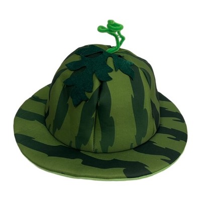 Comfortable Watermelon Headgear Nonwoven Fabric Fisherman Hat for Adult Unisex