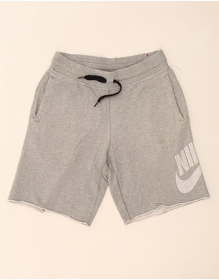 Nike Mens Graphic Sport Shorts Medium Grey Cotton AJ08