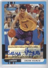 2004-05 Bowman Signature 324/399 Sasha Vujacic #100 Auto 0o9