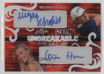 2024 Leaf Metal Women of Sport Red Pulsar 1/1 Megan Schofill #UD-23 Auto 4t6