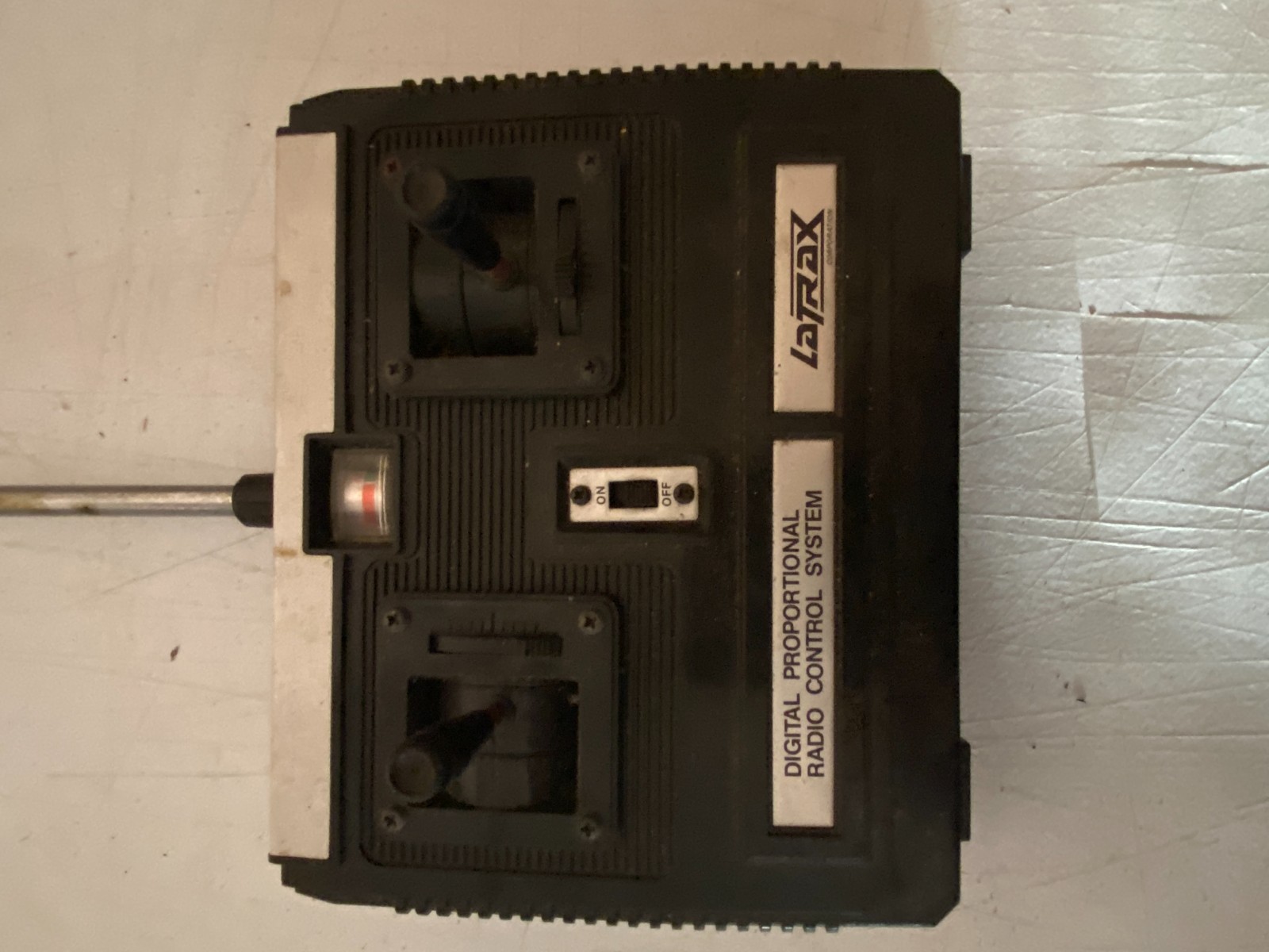 🔥 Vintage LaTrax Hustler 118 RC Buggy 1980s w/ Transmitter Rare As Is Collectib