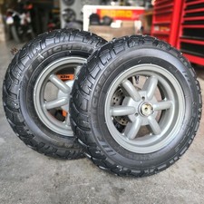 ✅cerchi e gomme MBK booster Spirit Yamaha BWS disc freno 3 fori gomme nuove 2025