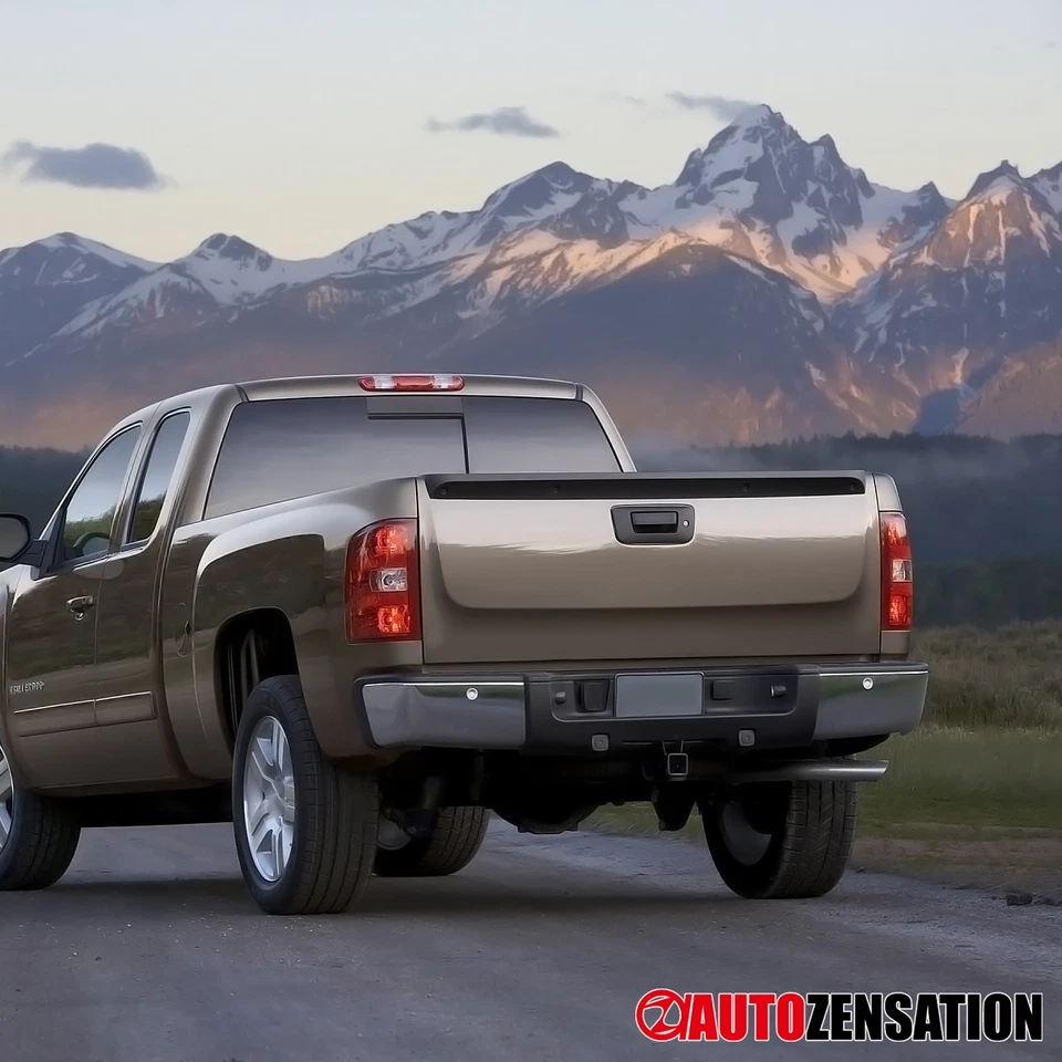 Fit 2007-2011 Chevy GMC Silverado 1500 Rear Step Bumper+Top Pad w/ Sensor Hole Foto 2 de 4