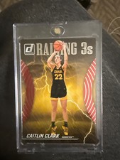 2024 Panini Caitlin Clark Raining 3s Rookie Card #R2 Iowa Hawkeyes 🖤⚡