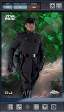 DJ - Green Epic - Star Wars Card Trader Chrome Sapphire 2025
