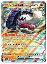 Great Tusk EX 53/91 - SV4.5: Paldean Fates - NM
