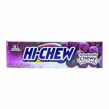 Morinaga Hi-chew Grape Chewy Candy / 500g / 17.6oz. 10 Packs