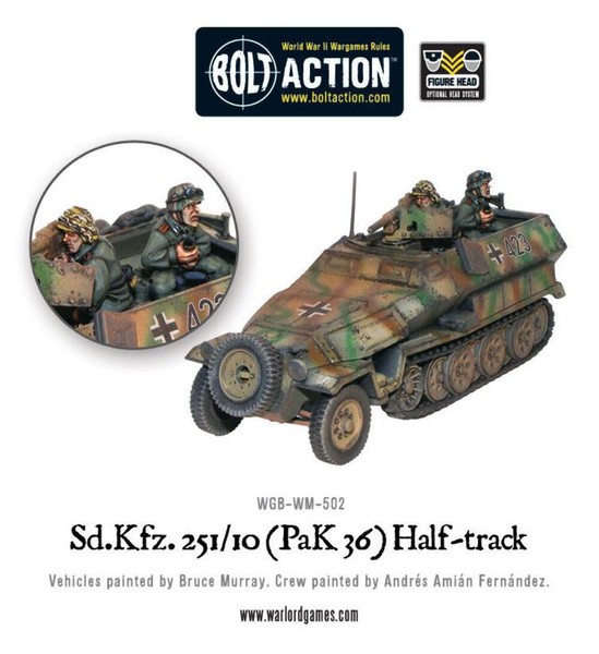 Sd.Kfz 251/10 3,7Cm Pak - Warlord Games 28Mm-image