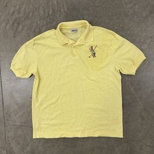 Vintage AGA 1970s Golf Polo T Shirt Size Large Made In USA 70s Single Stitched