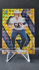 2025 Mosaic - Rookies Will Campbell #378 Reactive Yellow Mosaic Prizm (RC)