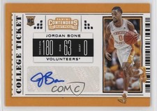 2019-20 Panini Contenders Draft Picks College Ticket Jordan Bone #87 Auto 1cc7