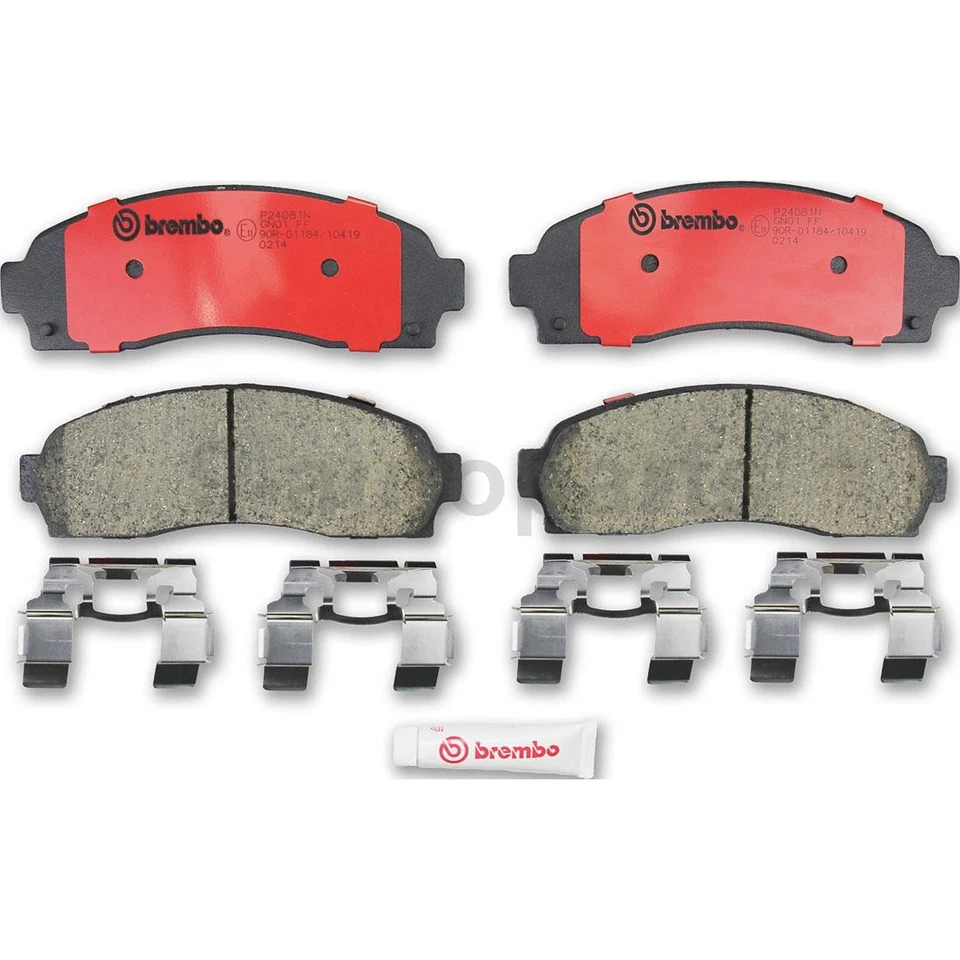 Kit de frenos delanteros traseros Brembo OE rotores pastillas de cerámica para Ford Explorer 2002-2004 Foto 2 de 4