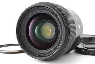 [Opt Top MINT w/filter] Sigma Art 35mm f/1.4 DG HSM Lens For Nikon F Mount JAPAN