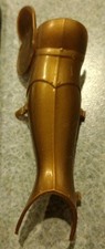 1968 Marx Johnny West Gold Knight Right Greave Front Lower Leg