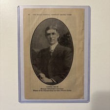 1916 Connie Mack Portrait Picture Philadelphia Athletics Rare Antique Baseball