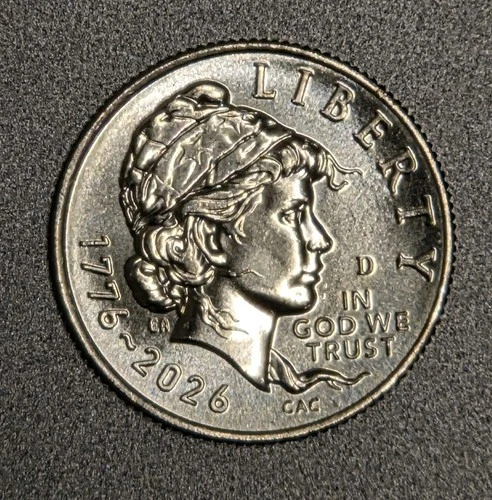 1 2026 D Denver SemiQ Emerging Liberty BU Dime 250th Anniversary IN HAND