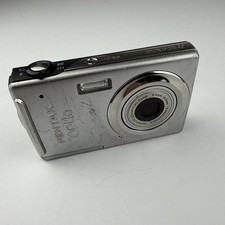 Pentax Optio V10 8.0MP Compact Digital Camera Silver For Parts Or Repair