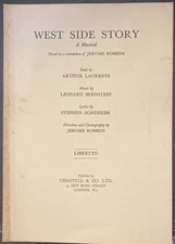 West Side Story broadway musical script UK Ed