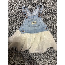 OshKosh Overall Skirt. Size 6-9 month. GUC. Soo Cute