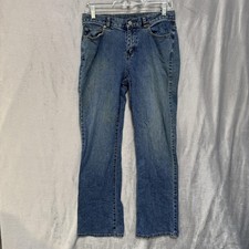 Lauren Jeans Co Ralph Lauren Jeans Womens 6 Blue Straight Leg Denim Pants