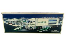 2003 Hess Truck with Race Cars (NIB)