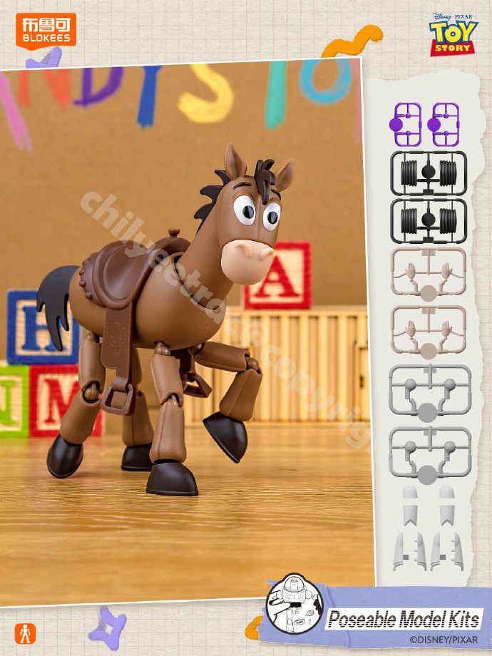 BLOKEES Toy Story Elite Version 01 Bullseye Poseable Model Kit