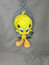 NWT Vintage Looney Tunes Swinging Tweety Bird Plush 17" Tall