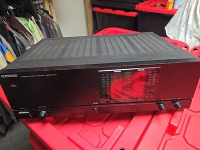 P21 KENWOOD BASIC M1D STEREO POWER AMPLIFIER Tested Working 