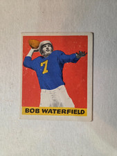 1948 LEAF GUN BOB WATERFIELD # 26 ROOKIE CARD. rookie card picture