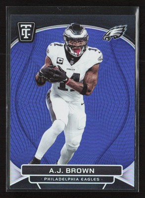 2024 Panini NFL Totally Certified #74 AJ Brown Blue Mirror /149