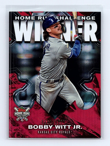2024 Topps #HRCW-29 Bobby Witt Jr. Home Run Challenge Winners July #/1857