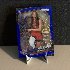 2025 Panini Prizm Kiki Iriafen Blue Prizm Rookie #149 Washington Mystics