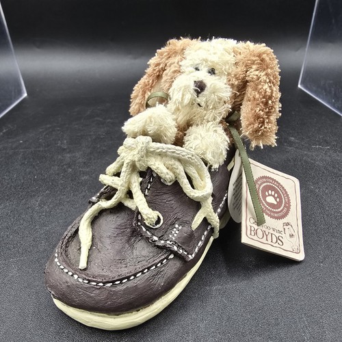 Lotto 5 Boyd's Bear-Foot Friends scarpa in resina bambino ragazzo peluche orso cane agnello - Foto 2 di 23