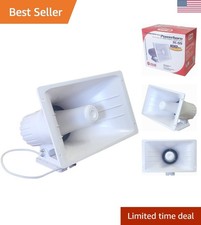 Elegant 100W Wall Mounted Outdoor Speaker   8 Ohm Dynamic Audio Performance