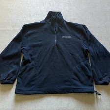 USPS 1/4 Zip Fleece Pullover Adult XL Blue United States Postal Service 90S Y2K