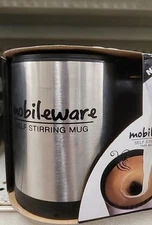 Mobileware 15 oz Self Stirring Mug Auto Mixing Coffee Cup Electric Lazy Tea Mug