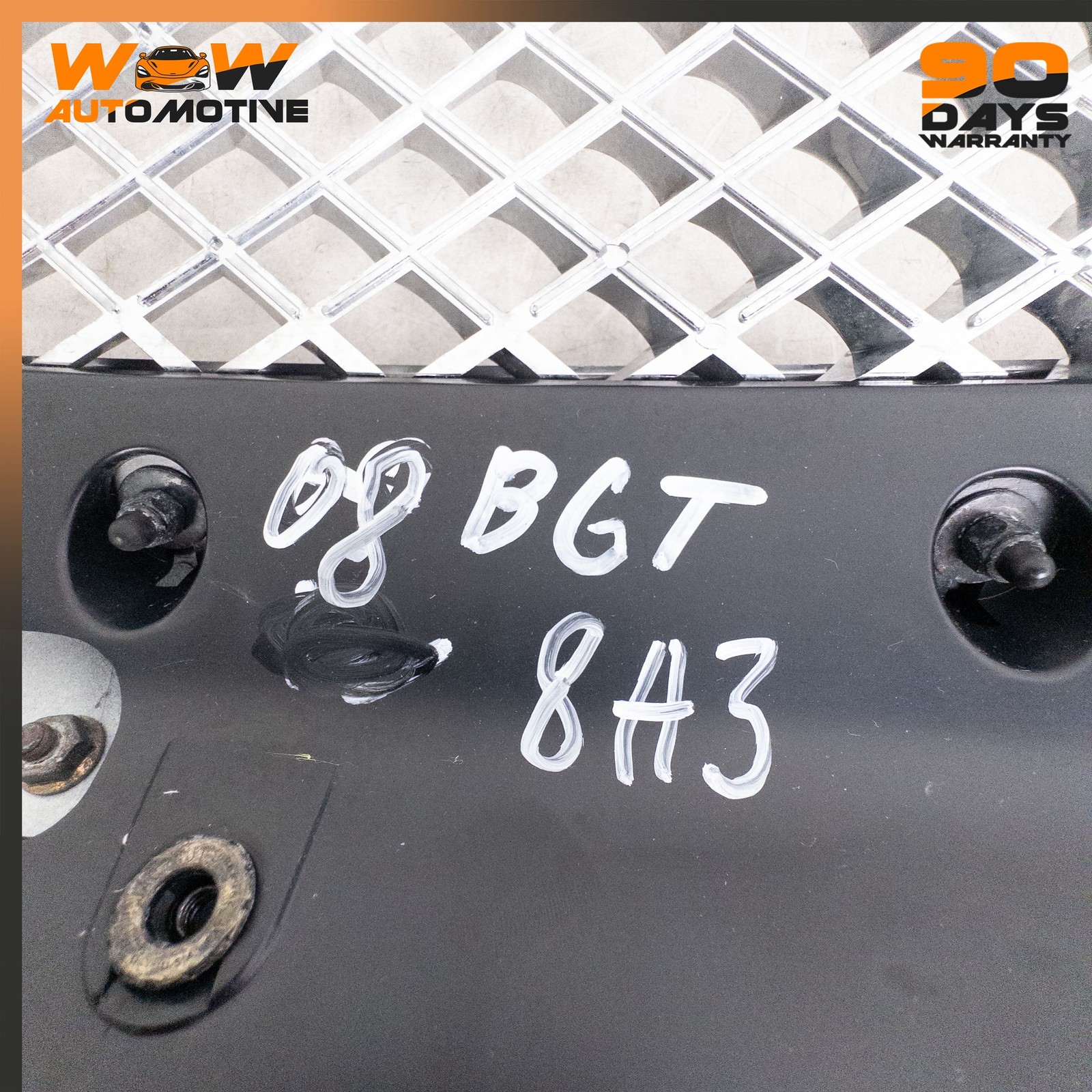 04-13 BENTLEY CONTINENTAL FLYING SPUR GT FRONT HOOD RADIATOR GRILLE BRACKETS OEM