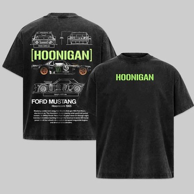 Drift Muscle Car Streetwear Tee   Retro Gymkhana Racing Graphic Shirt